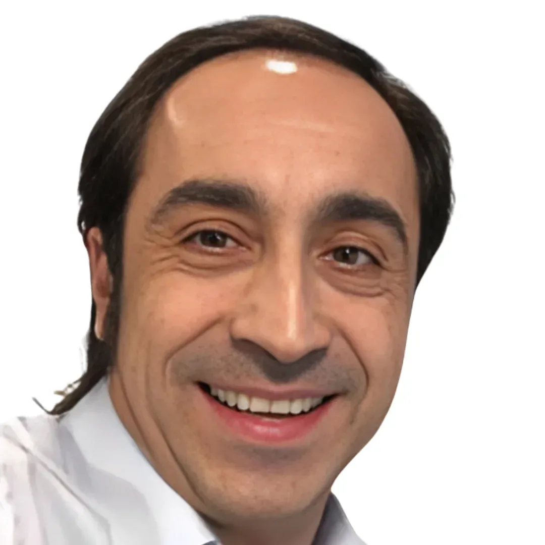 Paciente · marco facial y densidad frontal — antes